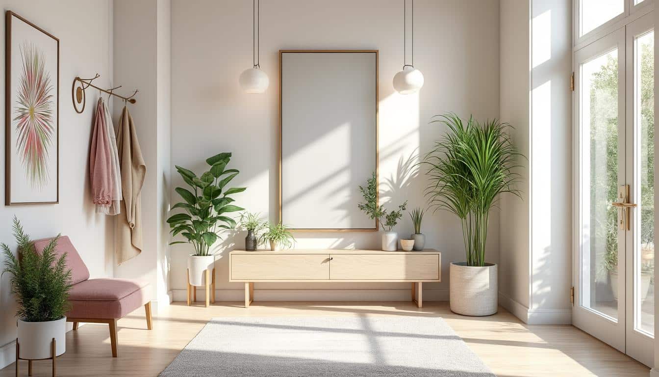 découvrez des idées déco lumineuses pour sublimer votre couloir sans le rendre sombre : astuces couleurs, miroirs, choix de mobilier et éclairage adapté.